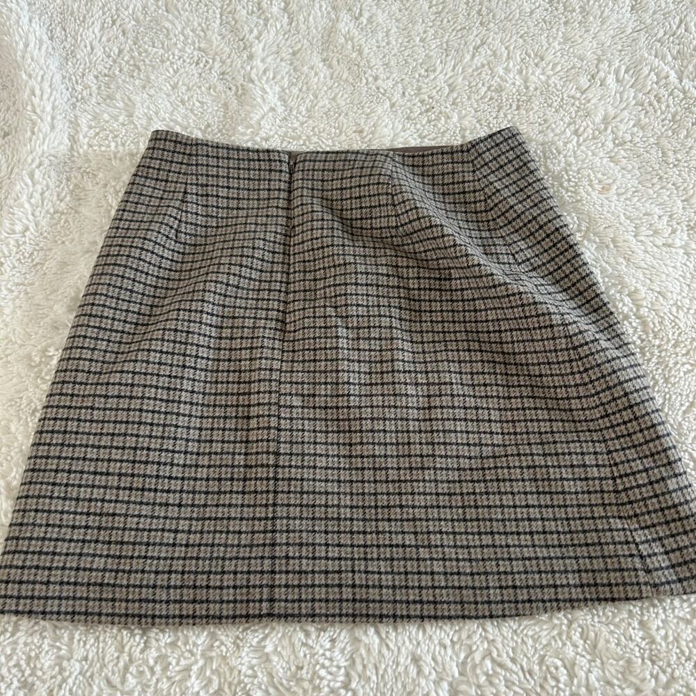 Aritzia Wilfred Women Plaid Mini Skirt Sz 2 MultiColor Preppy Office Work Attire - Picture 2 of 6